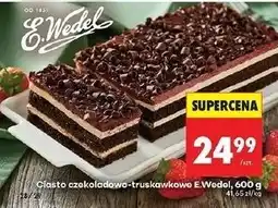 Biedronka Ciasto czekoladowo-truskawkowe E. Wedel oferta