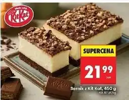 Biedronka Sernik z kit kat oferta