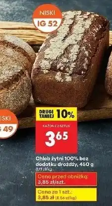 Biedronka Chleb żytni bez drożdży oferta