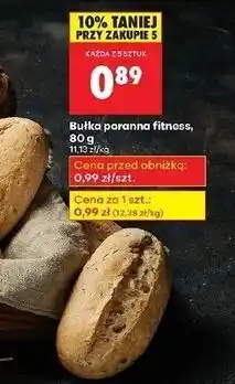 Biedronka Bułka poranna fitness oferta