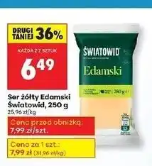 Biedronka Ser edamski Światowid oferta