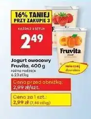 Biedronka Jogurt truskawka Fruvita oferta