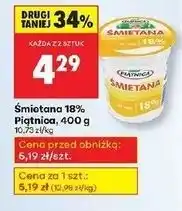 Biedronka Śmietana 18% Piątnica oferta