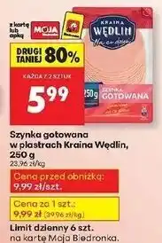 Biedronka Szynka gotowana Kraina Wędlin oferta