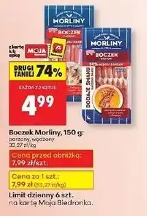 Biedronka Boczek parzony Morliny oferta