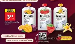 Biedronka Jogurt wanilia saszetka Fruvita Skyr oferta
