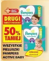 Biedronka Pieluszki dla dzieci 5 Pampers Active Baby oferta