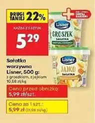 Biedronka Sałatka warzywna z jajkiem Lisner oferta