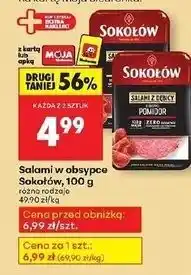 Biedronka Salami w obsypce Sokołów oferta