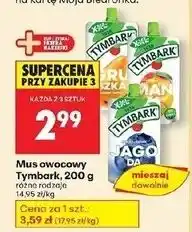 Biedronka Mus jabłko-banan-jagoda Tymbark oferta