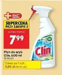 Biedronka Płyn do mycia szyb lemon Clin Windows & Glass oferta