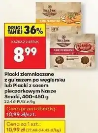 Biedronka Placki z sosem pieczarkowym Nasze Smaki oferta