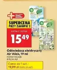 Biedronka Wkład morska bryza i kwiat lotosu Air Wick Electric Essential Oils oferta