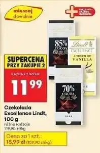 Biedronka Czekolada 70% cocoa Lindt Excellence oferta