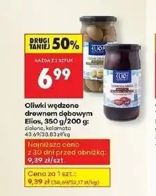 Biedronka Oliwki kalamata wędzone drewnem dębowym Elios oferta