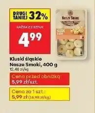 Biedronka Kluski śląśkie Nasze Smaki oferta