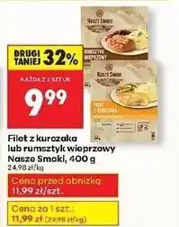 Biedronka Rumsztyk wieprzowy Nasze Smaki oferta