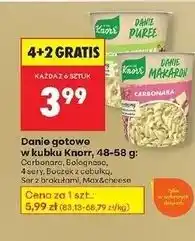 Biedronka Makaron mac & cheese Knorr oferta