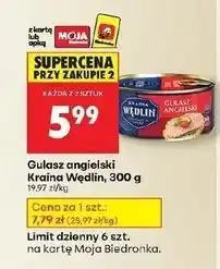Biedronka Gulasz angielski Kraina Wędlin oferta