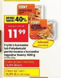 Biedronka Frytki z fileta kurczaka Yeemy oferta
