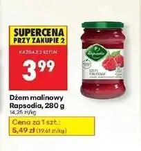 Biedronka Dżem malinowy Rapsodia oferta