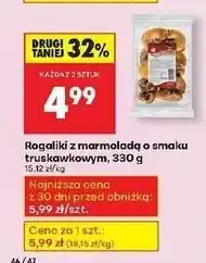 Biedronka Rogaliki maślane z marmoladą truskawkową Torimex oferta