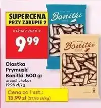 Biedronka Ciastka prymuski kokosowe Bonitki oferta