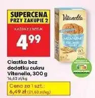 Biedronka Ciastka wielozbożowe z mlekiem Vitanella oferta