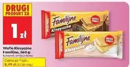 Biedronka Wafle śmietankowe Jutrzenka Familijne oferta