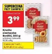 Biedronka Ciastka kruche z polewą kakaową Bonitki oferta