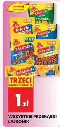 Biedronka Krakersy super Lajkonik oferta