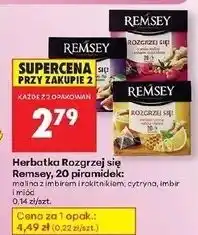 Biedronka Herbata słodka śliwka i figa z cynamonem imbirem Remsey Rozgrzej Się! oferta
