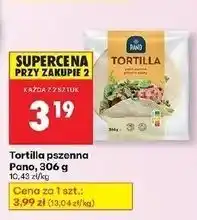 Biedronka Tortilla pszenna wraps Pano oferta