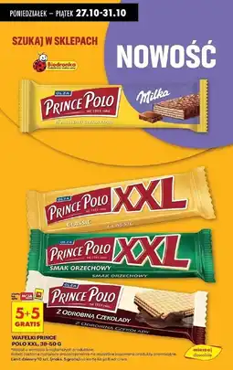 Biedronka Wafelk z odrobiną czekolady Prince Polo oferta