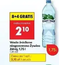Biedronka Woda niegazowana Żywiec Zdrój oferta