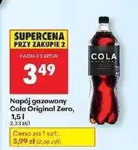 Biedronka Napój zero Cola Original oferta