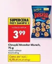 Biedronka Chrupki original Lorenz Monster Munch oferta