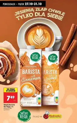 Biedronka Napój karmelowy barista Govege oferta