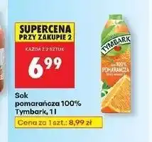 Biedronka Sok pomarańczowy Tymbark oferta