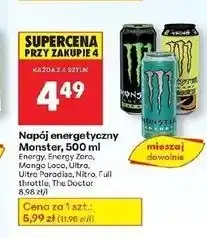 Biedronka Napój energetyczny Monster Energy The Doctor Vr 46 oferta