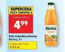 Biedronka Sok mandarynkowy Riviva oferta