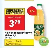 Biedronka Nektar pomarańczowy Riviva oferta