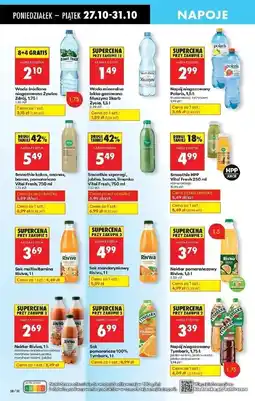 Biedronka Nektar marchew-malina-jabłko Riviva oferta