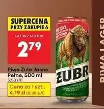 Biedronka Piwo Żubr 1768 oferta