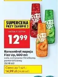 Biedronka Koncentrat napoju pomarańczowy Fizz Up oferta