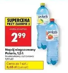 Biedronka Napój niegazowany o smaku cytrynowym Polaris oferta