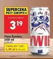 Biedronka Piwo Żywiec Jasne Pełne oferta