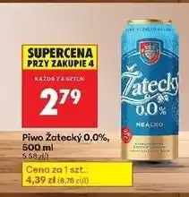 Biedronka Piwo Zatecky 0% oferta