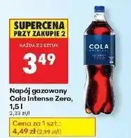 Biedronka Napój Cola Original Intense Zero oferta