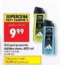 Biedronka Żel pod prysznic Adidas Men After Sport oferta